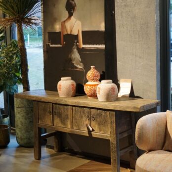 Oud Chinese Wandtafel