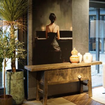 Oud Chinese Wandtafel