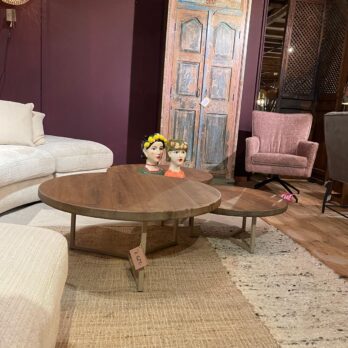 Salontafel set licht hout